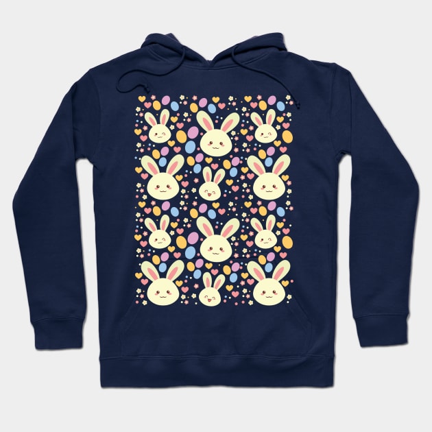 Kawaii Bunny Hoodie by AnishaCreations